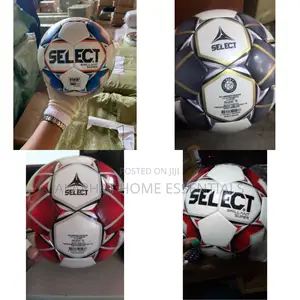 Footballs.