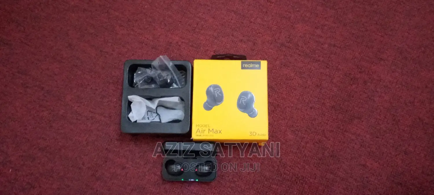 Realme TWS 3D Audo Air Mx True V5.0 Wireles Earbds Bluetooth