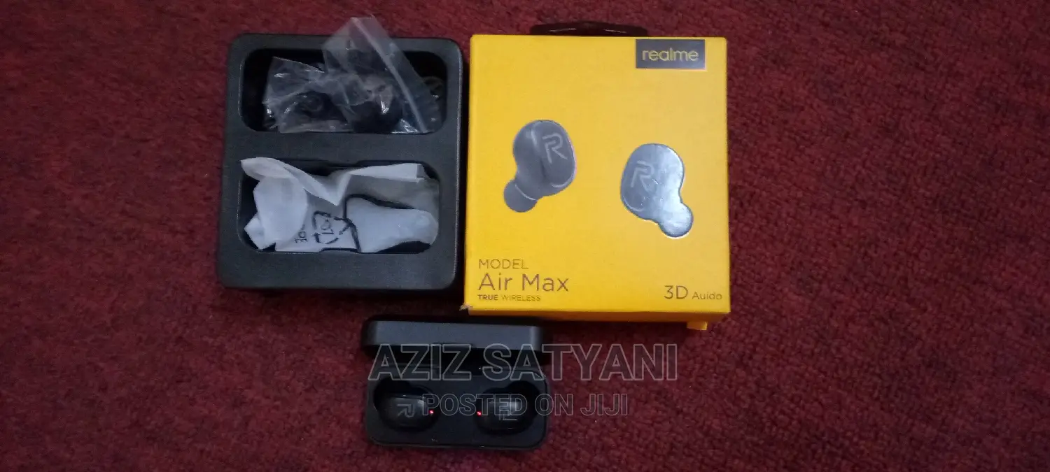 Realme TWS 3D Audo Air Mx True V5.0 Wireles Earbds Bluetooth