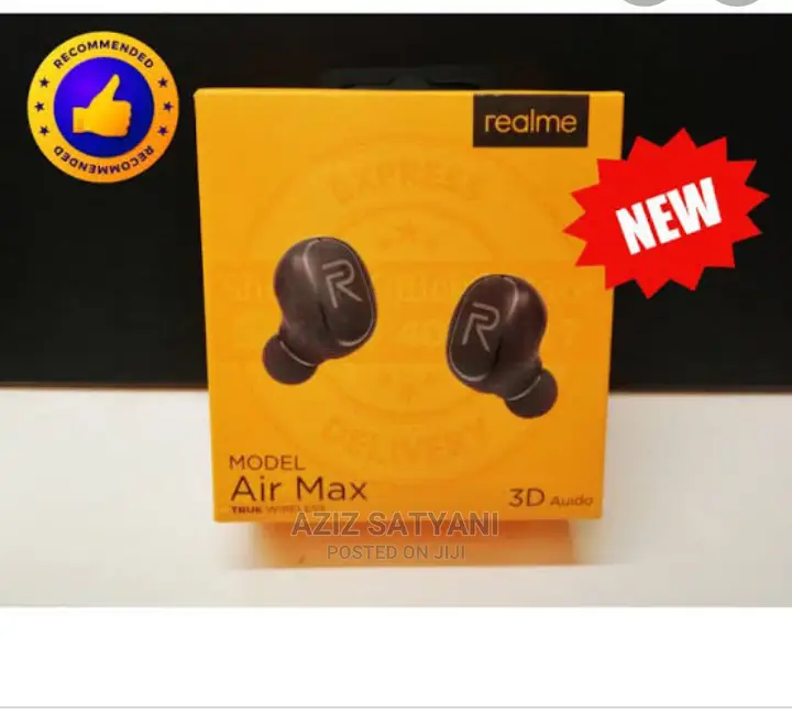 Realme TWS 3D Audo Air Mx True V5.0 Wireles Earbds Bluetooth