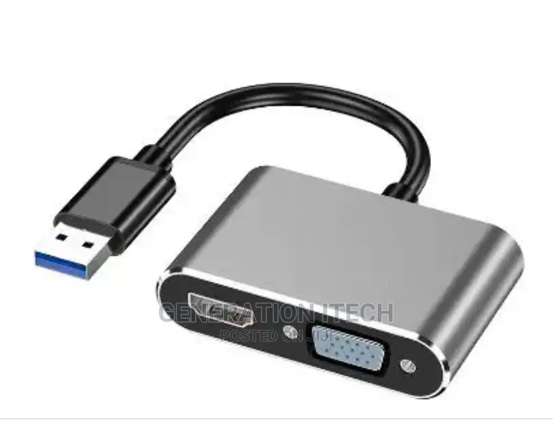 USB 3.0 to HDMI + VGA Adapter for Windows 7/810