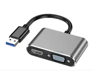 USB 3.0 to HDMI + VGA Adapter for Windows 7/810