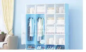 4 Column Plastic Wardrobe