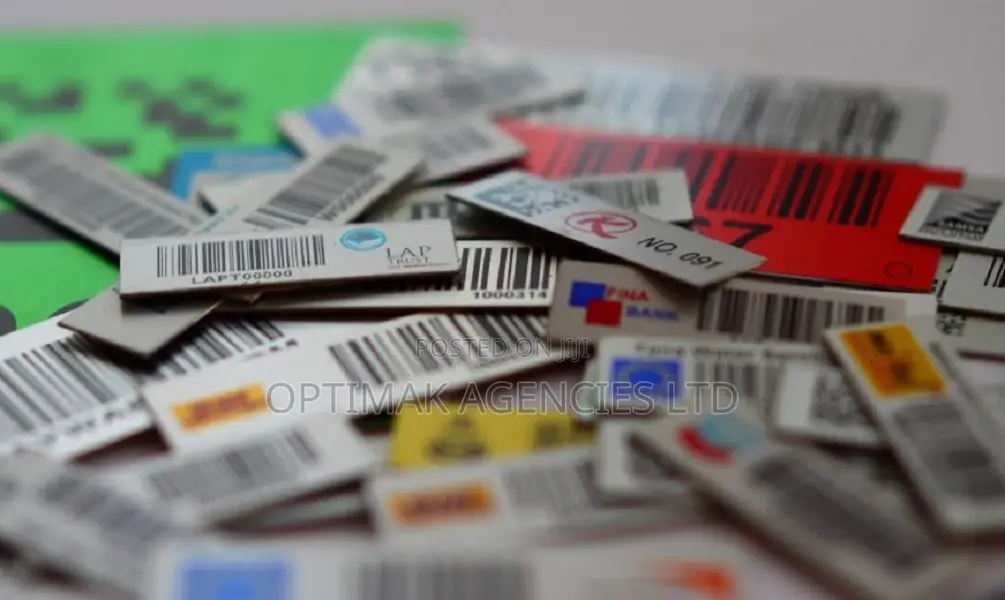 Asset Tags and Labels With Barcodes