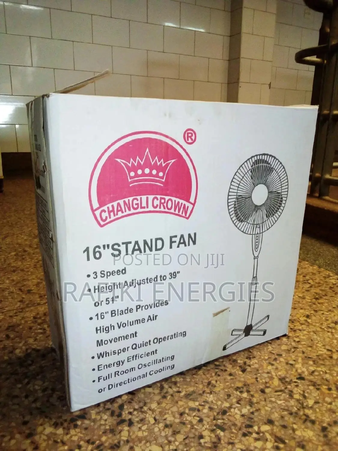 Changli Crown Stand Fan - 16"