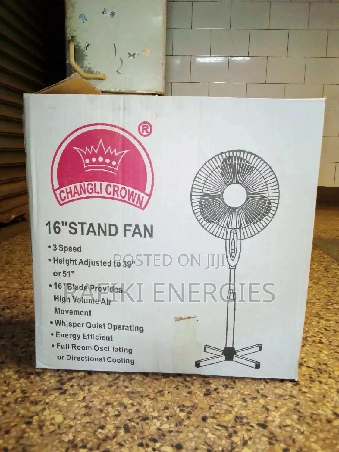 Changli Crown Stand Fan - 16"