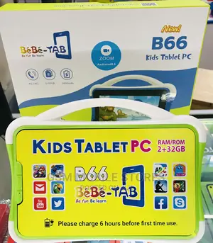 Bebe TAB B66 Dual SIM HD Tablet for Kids – 32GB HDD – 7′′