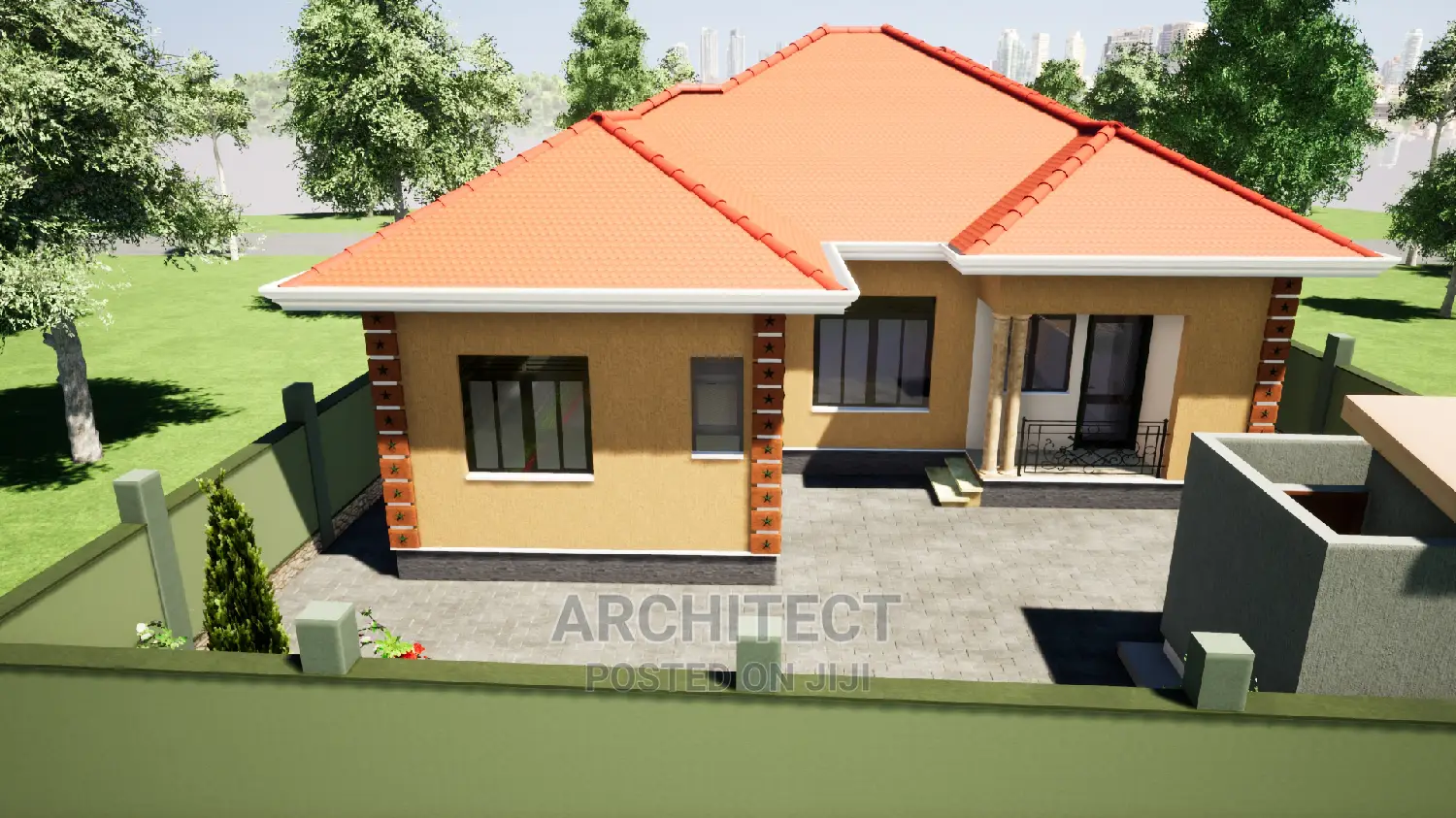 4 Bedroom House Design 50x100ft Plot Size