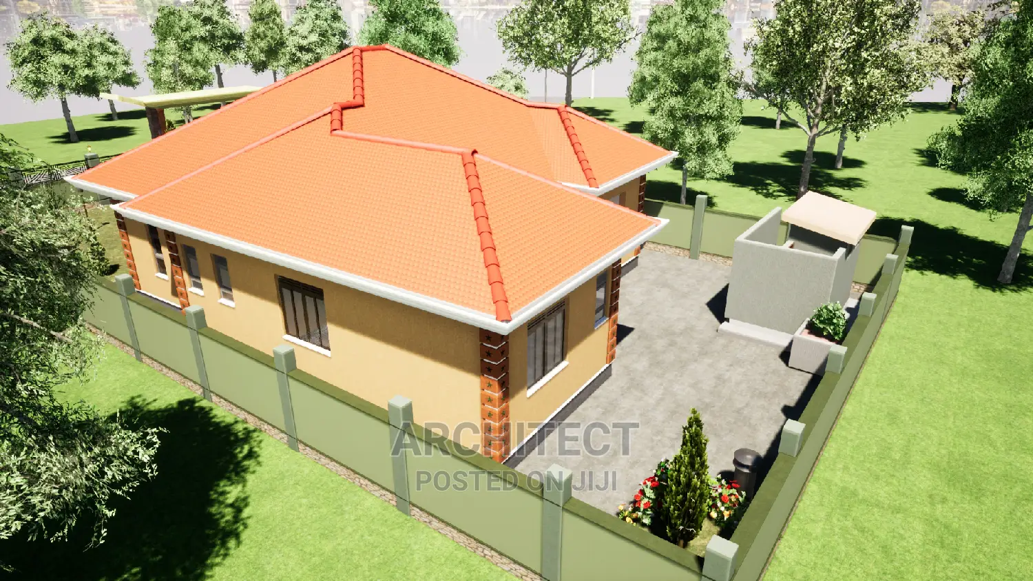 4 Bedroom House Design 50x100ft Plot Size