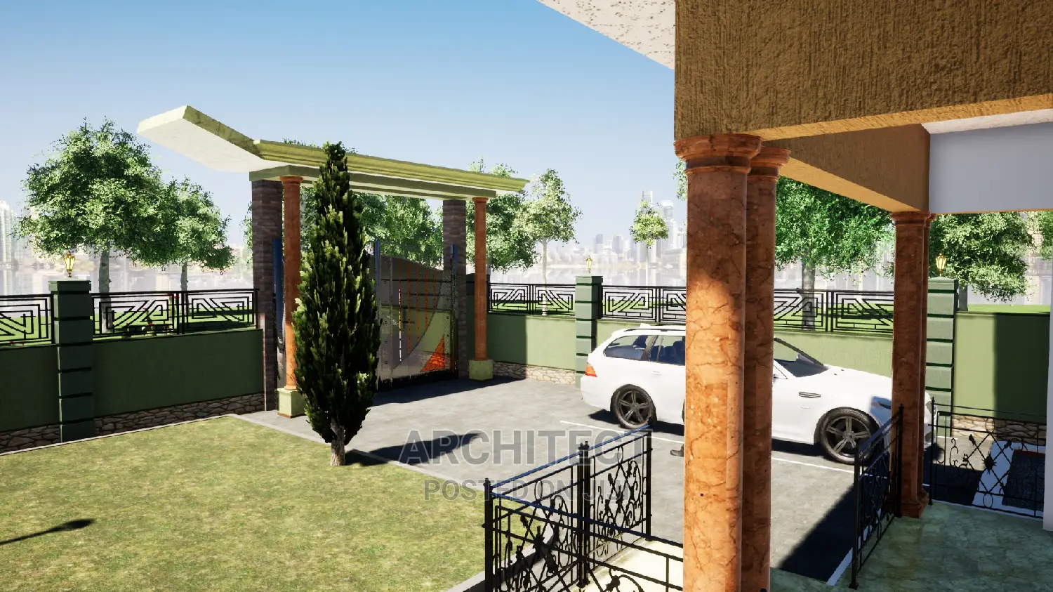4 Bedroom House Design 50x100ft Plot Size