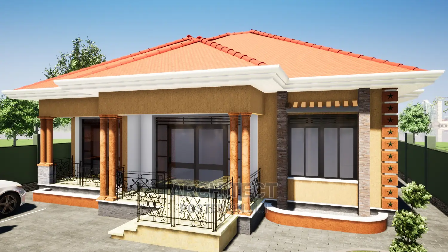 4 Bedroom House Design 50x100ft Plot Size