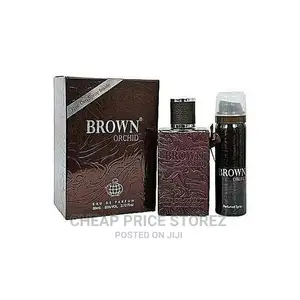 Brown Perfume for Men EDP - 80ml + Deo Spray Inside