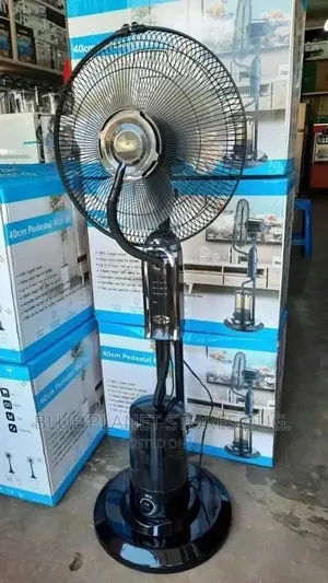 [40cm] 2 in 1 Pedestal Water/Mist Fans. (Black in Color)