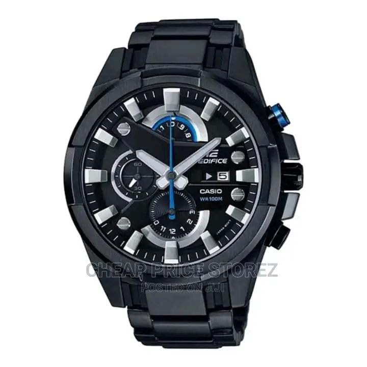 Black Edifice Casio Watch 