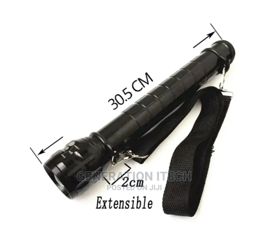 Led Recheable Flash Light With High Luminance -With Cells