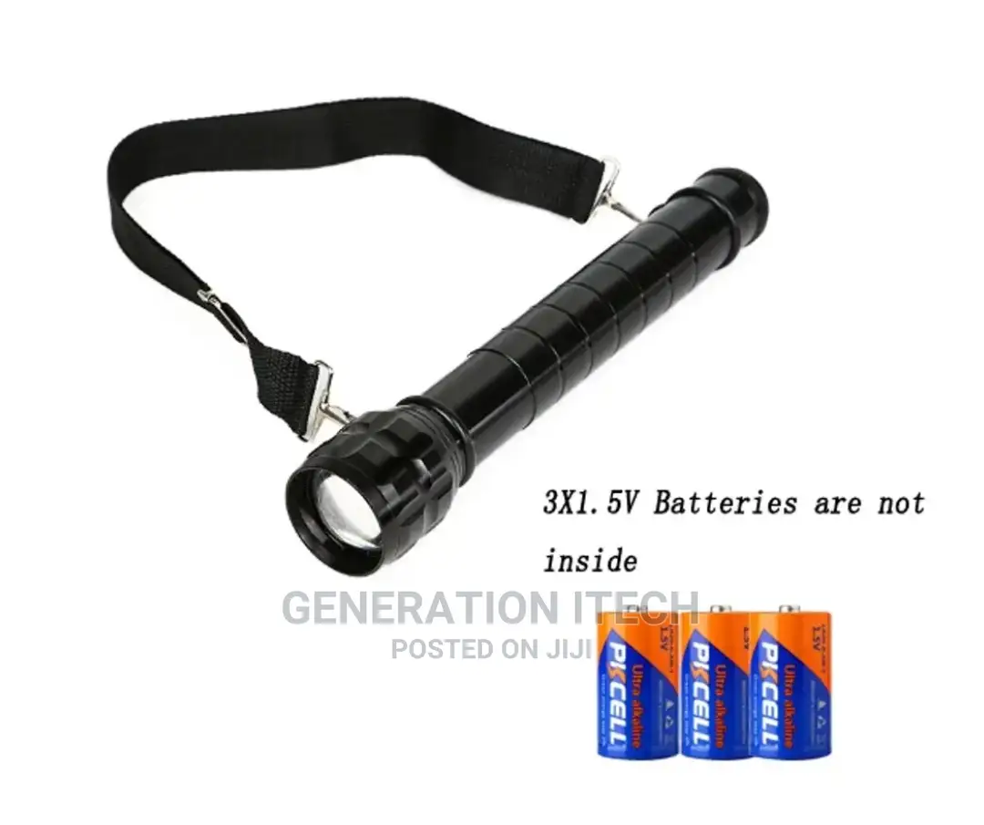 Led Recheable Flash Light With High Luminance -With Cells