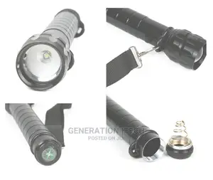 Led Recheable Flash Light With High Luminance -With Cells