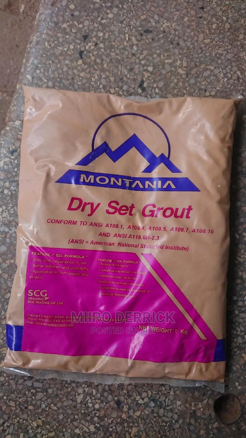 Water Proof Cement and Coloured Grout