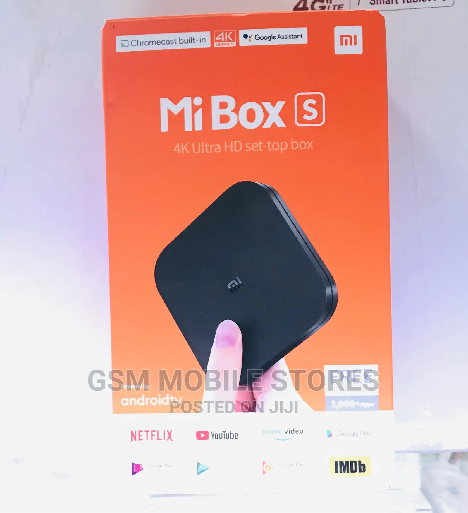 Mi Box S Smart WIFI Bluetooth 4K HDR Android TV Box