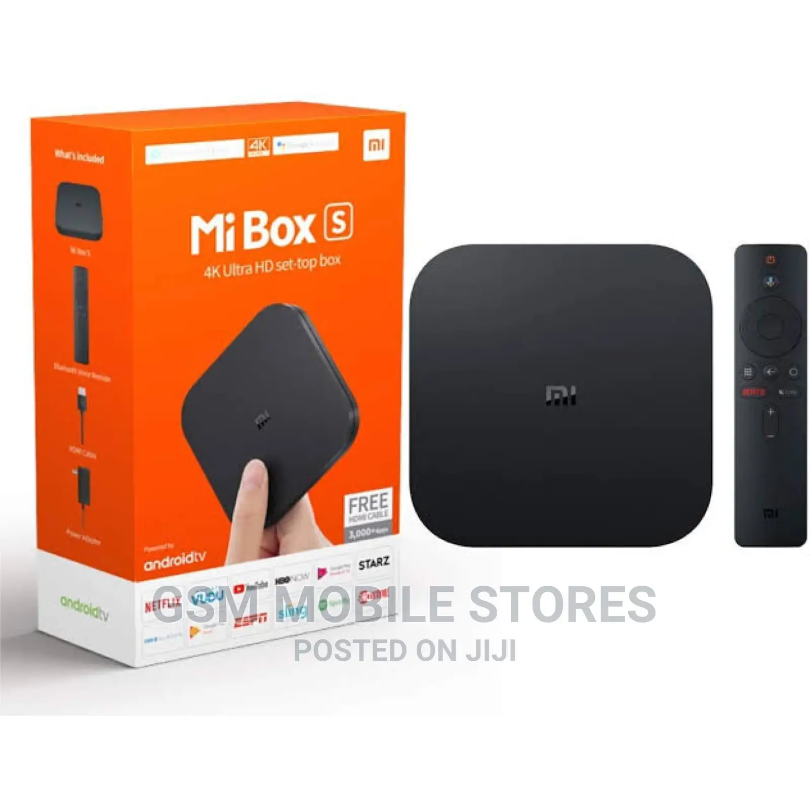 Mi Box S Smart WIFI Bluetooth 4K HDR Android TV Box