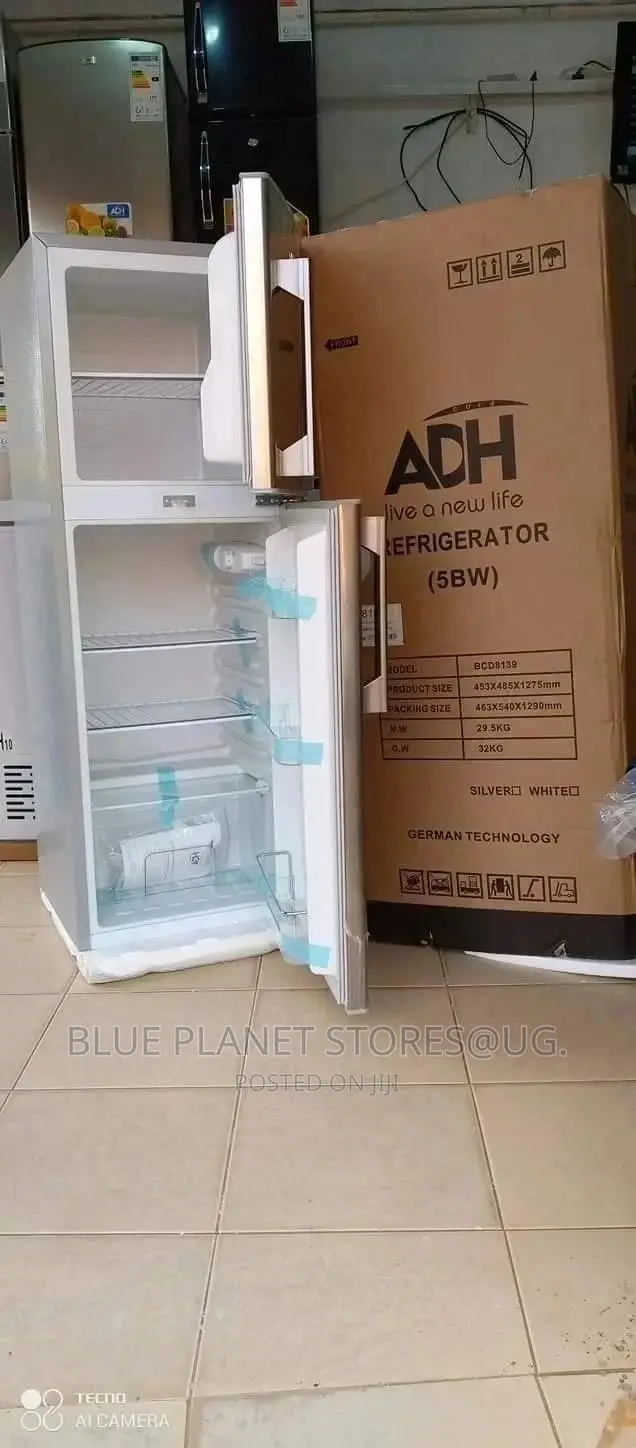 ADH 158litres Double Door Refrigerators || Silver Colour.