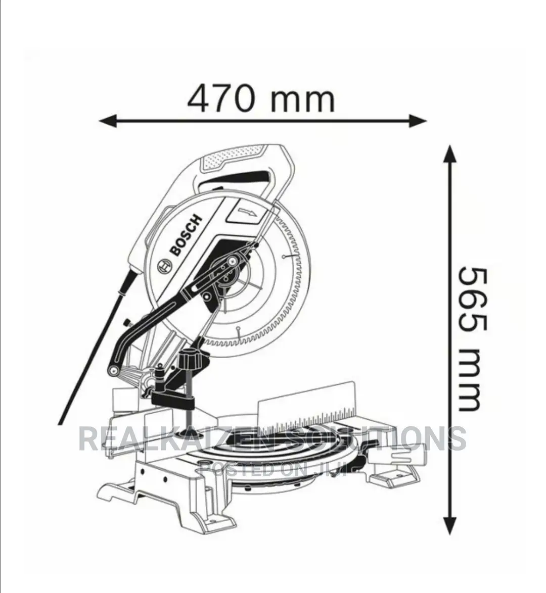 Bosch Professional Compound Heavy Duty Mitre Saw 1700W