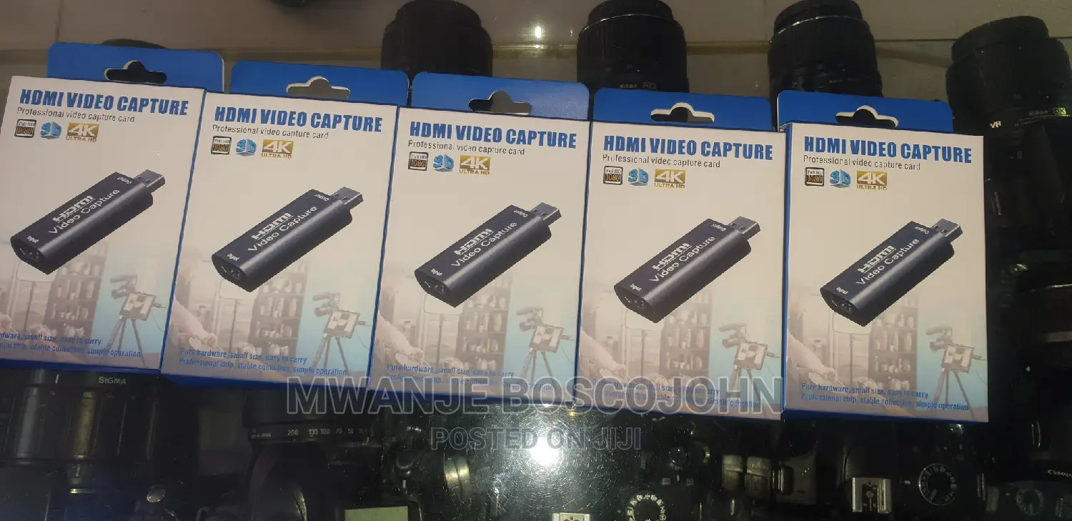 Capture Card and Hdmi Cable
