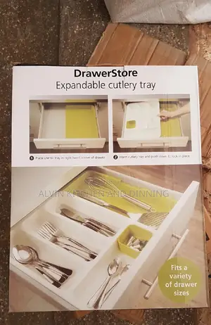 Drawer Cutlery Organiser Tray