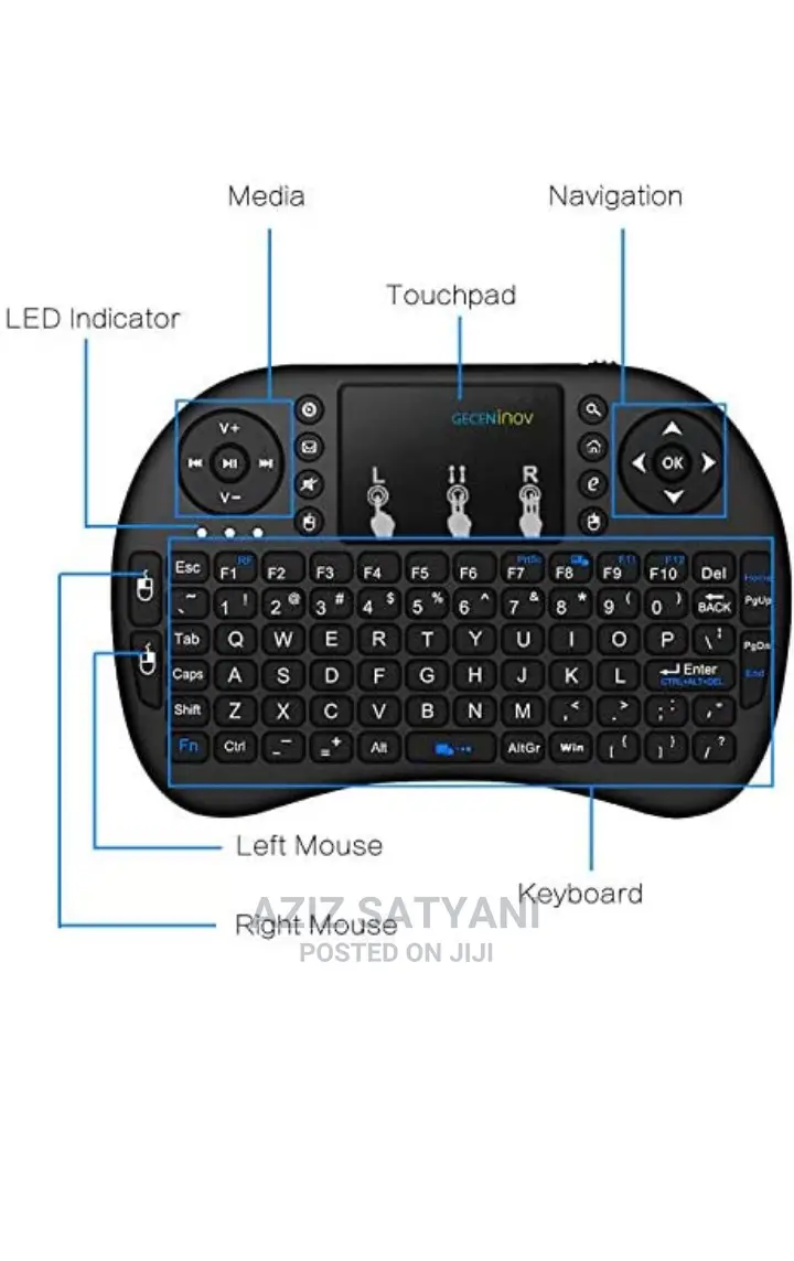 2.4ghz Wi Mini Kebo Cmp With Android TV Box, Smart TV, PC,