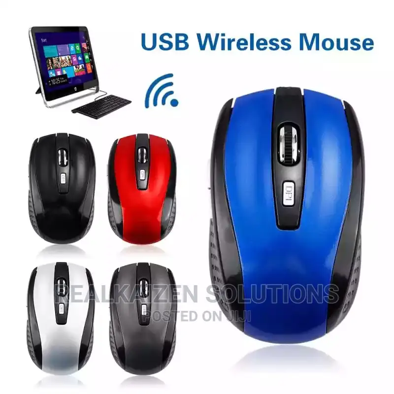 Wireless 2.4ghz Wireless 6 Key Gaming Laptop Desktop Mouse