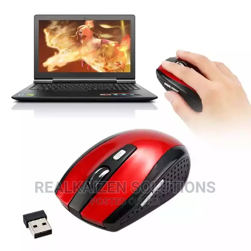 Wireless 2.4ghz Wireless 6 Key Gaming Laptop Desktop Mouse