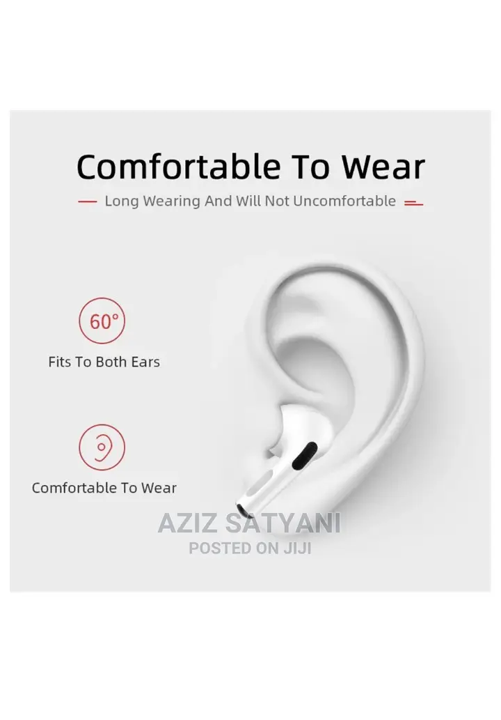 Pro 6-TWS Earbuds, Bluetooth Wireless, Original Sports Ear