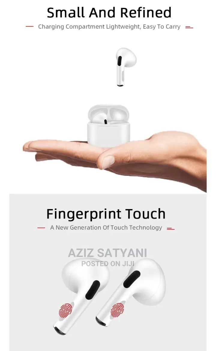 Pro 6-TWS Earbuds, Bluetooth Wireless, Original Sports Ear