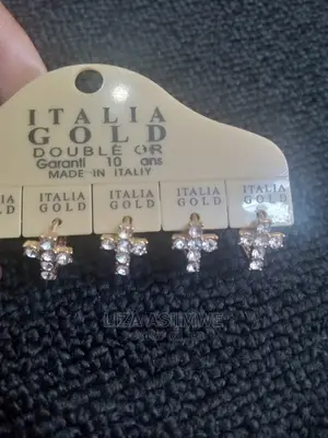 Cross Stainless Earpins (Quality)