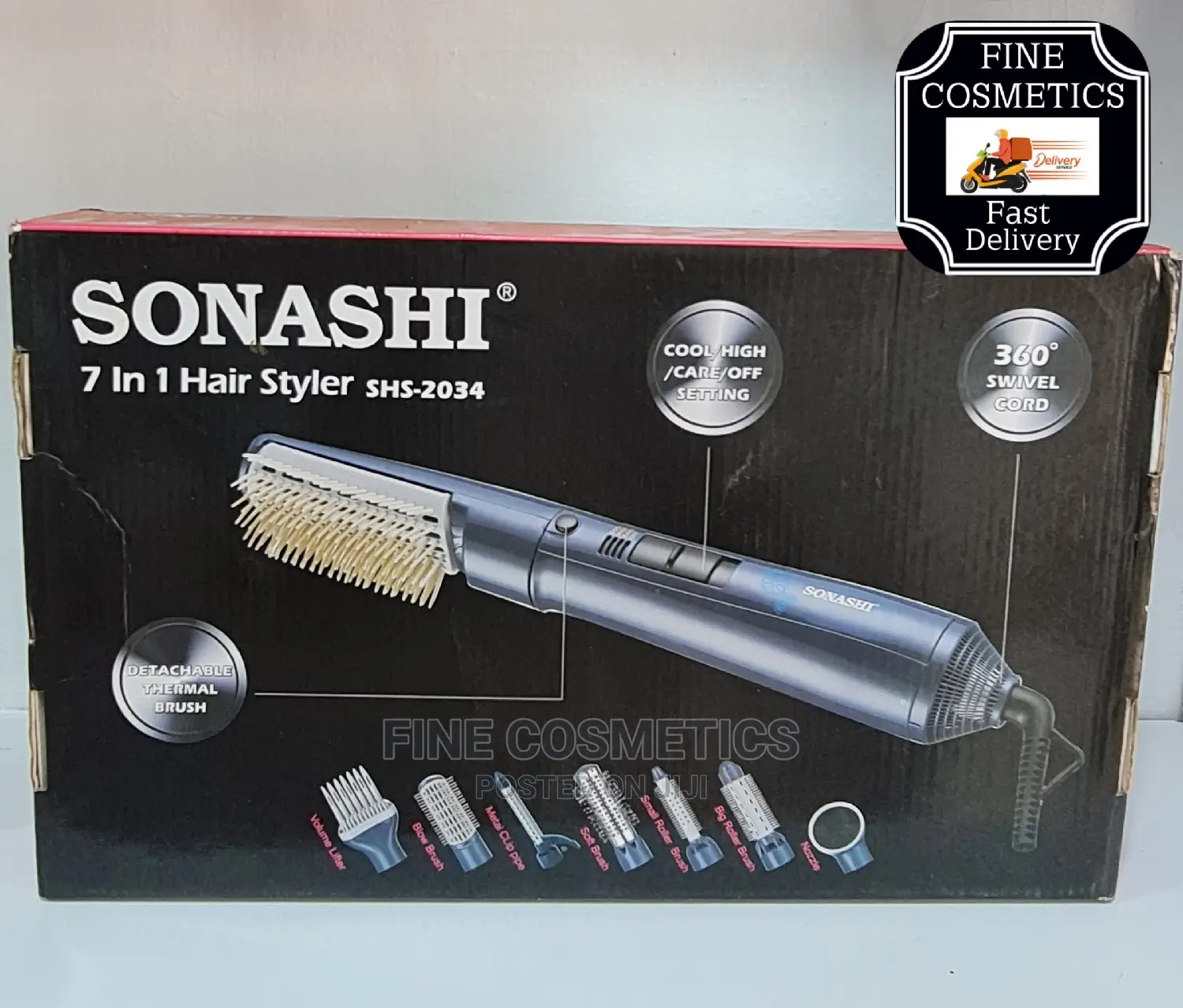 SONASH 7 in 1 Hair Styler, Multi Function Electric Combs