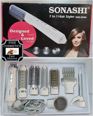 SONASH 7 in 1 Hair Styler, Multi Function Electric Combs