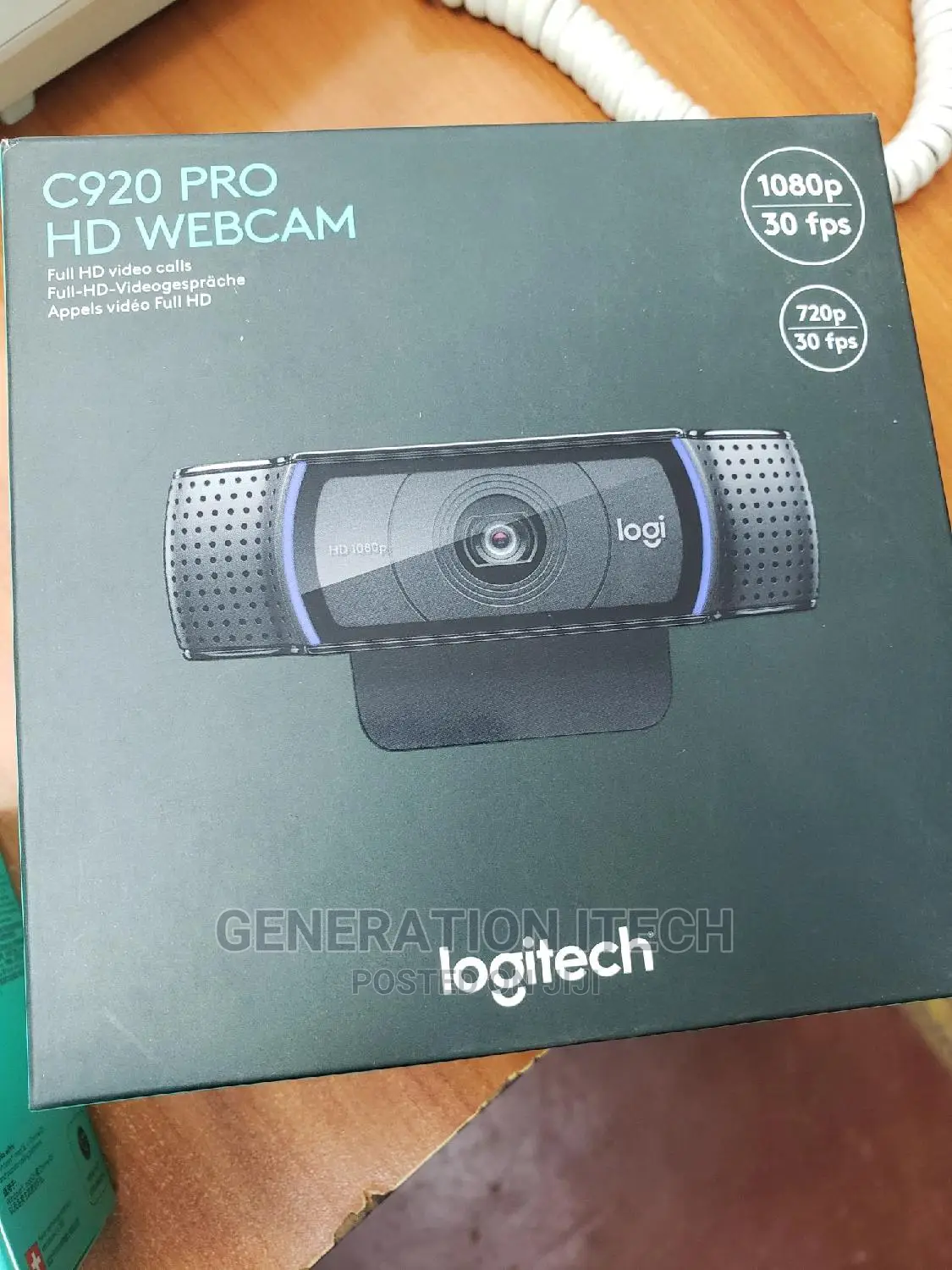Original Logitech HD C920 Pro Webcam -1080p