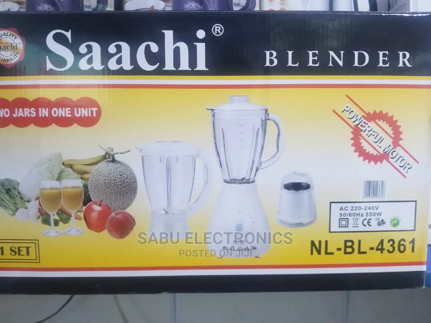 Saachi 3 in 1 Juice Blender