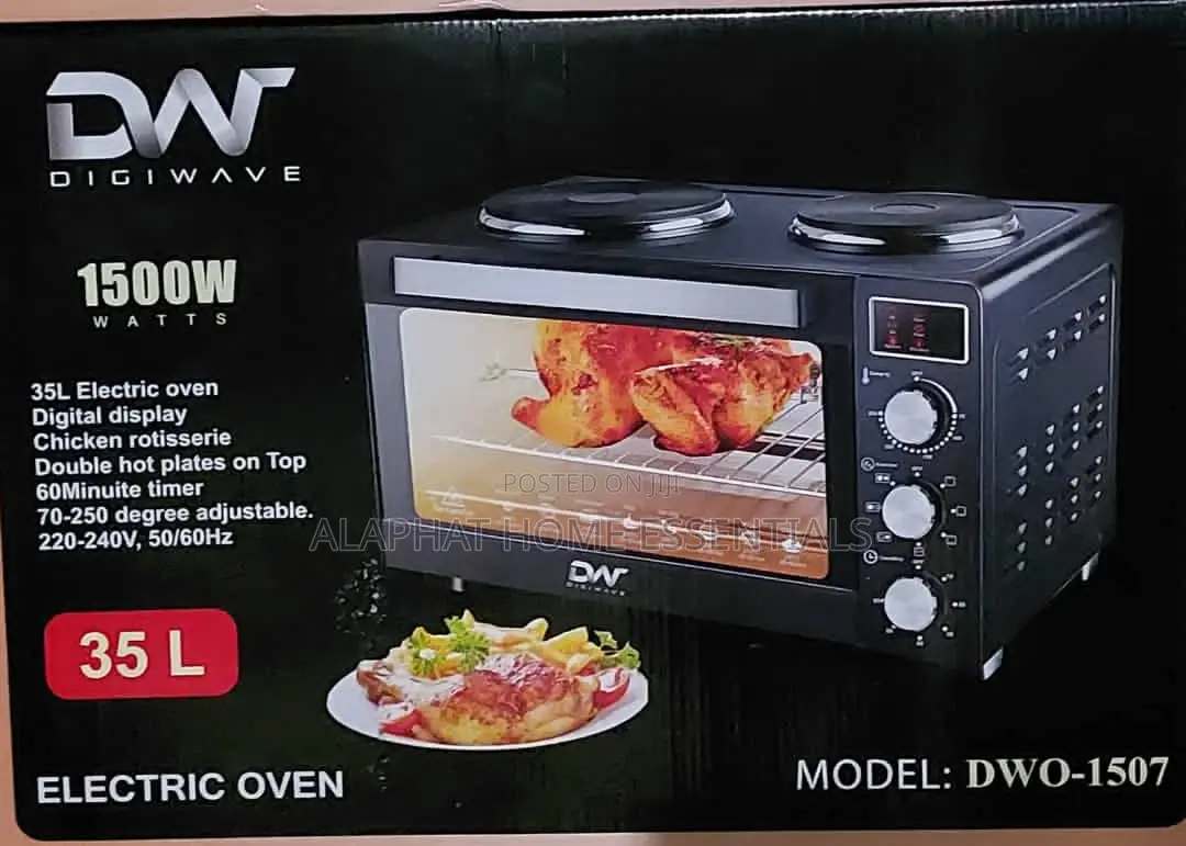DW Electric Oven ( 35litres) With Two Hotplates