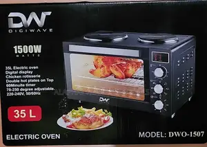 DW Electric Oven ( 35litres) With Two Hotplates