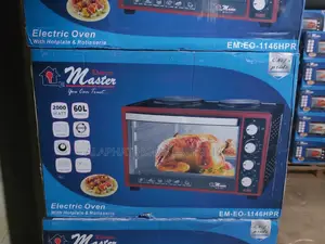 Electric Oven ( 60litres) With Hot Plates