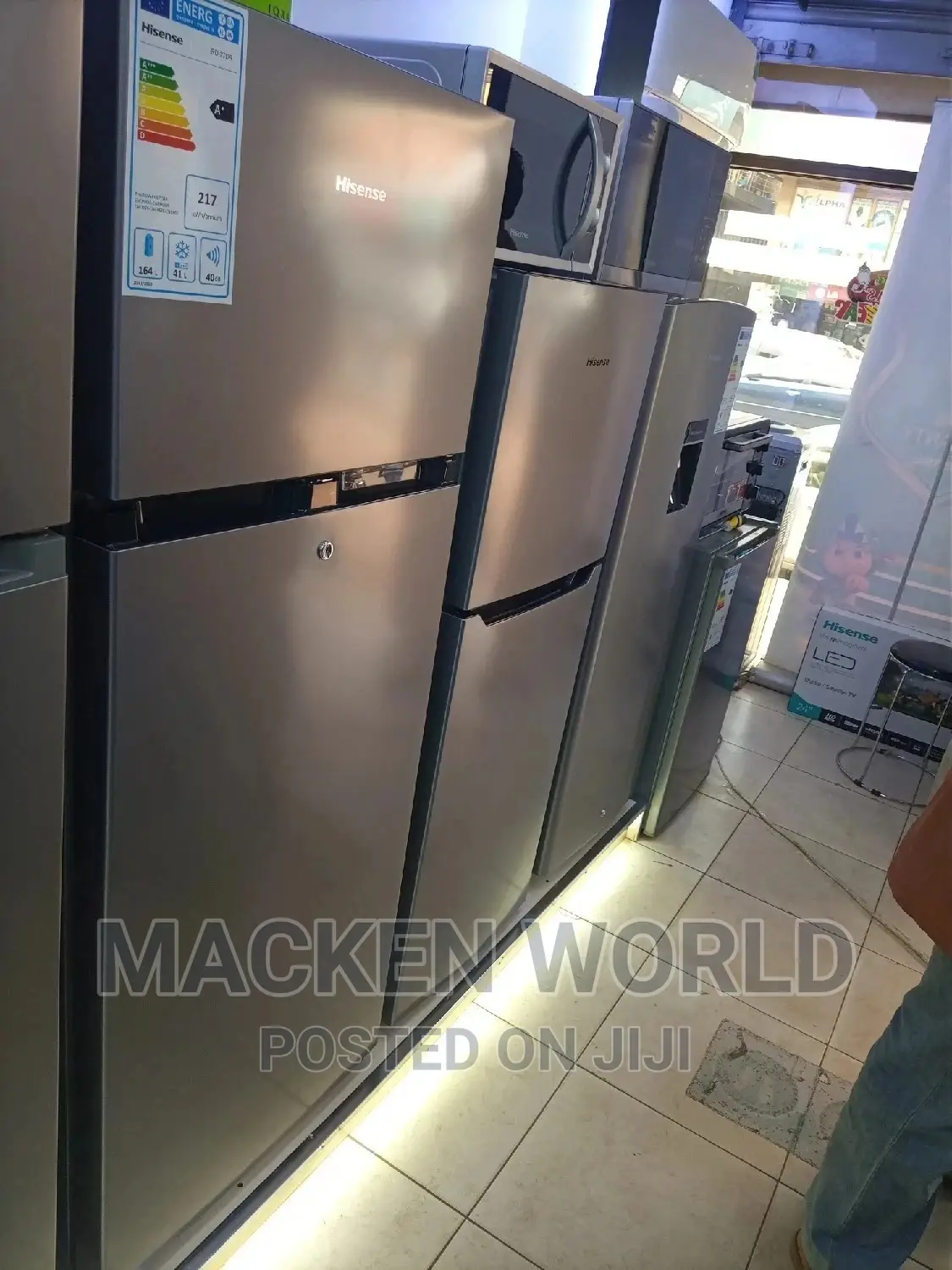 270L Hisense Double Door Fridge New