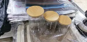 Glass Storage Containers With a Bambo Lid