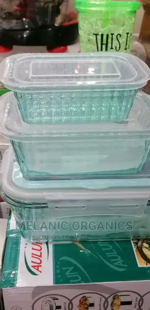 Melamine 3 Piece Fridge Storage Containers