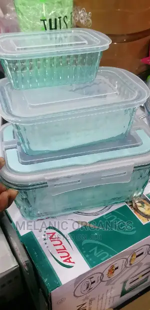 Melamine 3 Piece Fridge Storage Containers