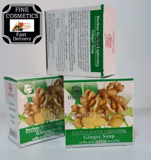 3pcs Original Dorlene Natural Herbal Lightening Ginger Soap
