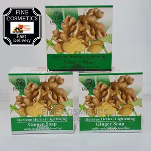 3pcs Original Dorlene Natural Herbal Lightening Ginger Soap