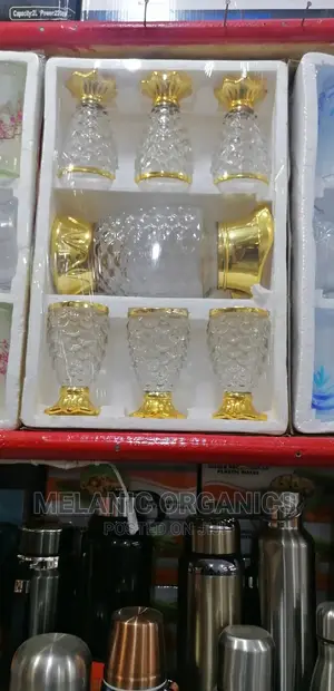 Water Set 1 Jug and 6 Glasses