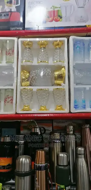Water Set 1 Jug and 6 Glasses