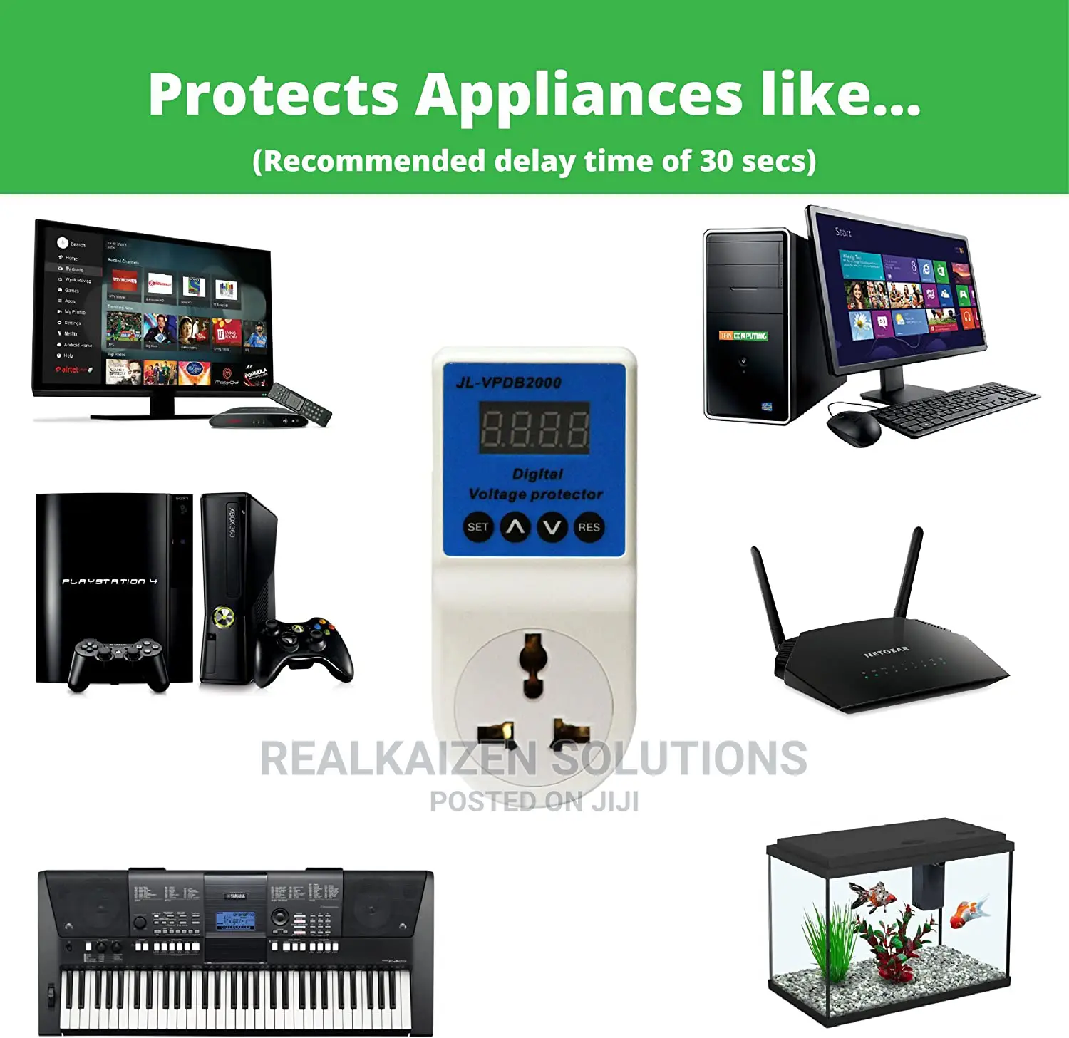 Dr Volt Intelligent Smart Digital Voltage Protector 3200W